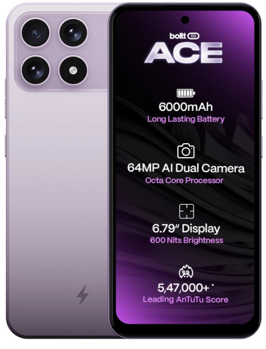 BOLTT ACE 5G in purple